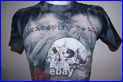 Grateful Dead 1991 Single Stitch PSYCHEDELIC ROCK BAND Tie Dye M T-Shirt VTG 90s
