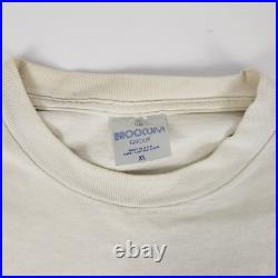 Grateful Dead 1992 Spring Tour Tee Brockum Tag Skeleton Flowers XL