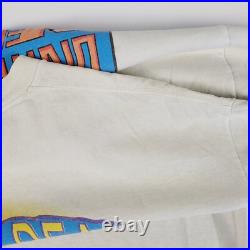 Grateful Dead 1992 Spring Tour Tee Brockum Tag Skeleton Flowers XL