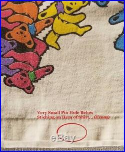 Grateful Dead 1993 All Over Print Dancing Bears Vintage T-Shirt Size XL X-Large
