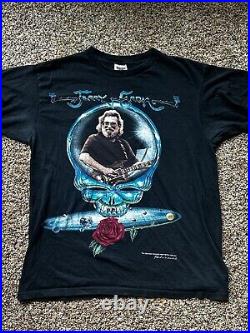 Grateful Dead 1993 Jerry Garcia Band Hand Vintage T Shirt Size XL
