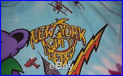Grateful Dead 1993 Madison Square Garden Concert Shirt XLARGE