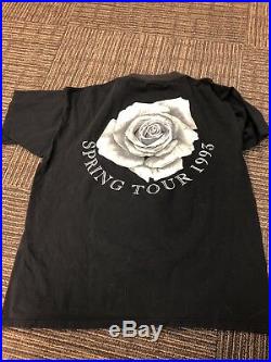 Grateful Dead 1993 Spring Tour T-Shirt Stone Roses Rare Brockum XL Vintage 90s