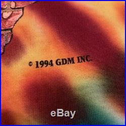 Grateful Dead 1994 Spring Tour Tie Dye T-Shirt Size XL Jerry Garcia Vintage 90s