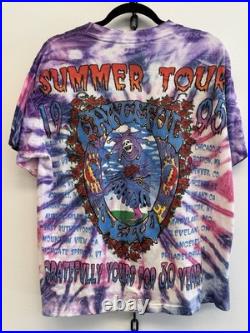 Grateful Dead 1995 Summer Tour 30th Anniversary T-Shirt Vintage, Large