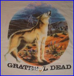 Grateful Dead 1995 Vintage Rare GDM Las Vegas Concert T-shirt 2-side Tour Dates