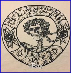 Grateful Dead 70's Vintage T Shirt Graphic Tee 100% Cotton Jerry Garcia RARE