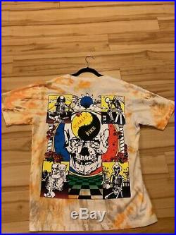 Grateful Dead 78' Scarlet Fire, Online Ceramics, Tie Dye, Large, T-Shirt
