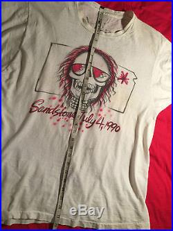 Grateful Dead 7/4/90 T Shirt Jerry Garcia 4th of July SANDSTONE Kansas City 1990