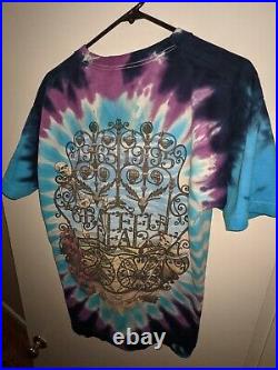 Grateful Dead 90's Concert T Shirt VTG 1965-1995 Liquid Blue 30 Year Size M