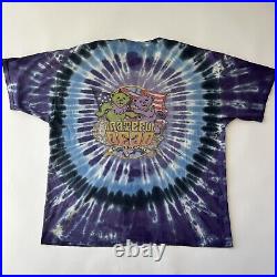 Grateful Dead 90s Vintage Tie Dye Shirt Size 2XL