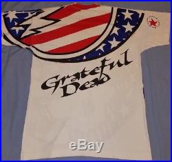 Grateful Dead ALL OVER FLAG STARS STRIPES 1993 Summer Tour Shirt Large Vintage