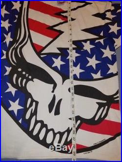 Grateful Dead ALL OVER FLAG STARS STRIPES 1993 Summer Tour Shirt Large Vintage
