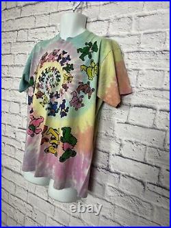 Grateful Dead Adult Shirt Tie Dye Large Short Sleeve Graphic Vintage Possible A