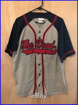 Grateful Dead Baseball Jersey Shirt L Large Los Angeles Angels Atlanta Braves
