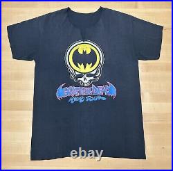 Grateful Dead Batman 1989 Tour Shirt M/L Single Stitch RARE