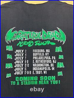 Grateful Dead Batman 1989 Tour Shirt M/L Single Stitch RARE