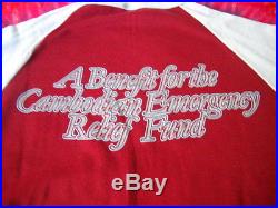 Grateful Dead Beach Boys Carlos Santana Vtg. Concert T-shirt January 13,1980-m