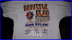 Grateful Dead/Bob Dylan 1987 Tour Shirt X-LARGE
