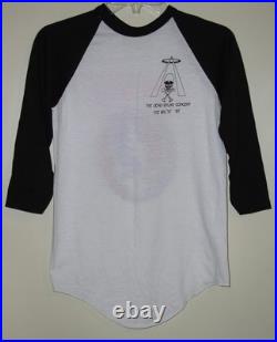 Grateful Dead Bob Dylan Concert Raglan Jersey Shirt Vintage 1987 Anaheim Stadium