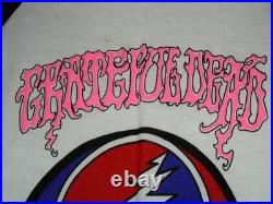 Grateful Dead Bob Dylan Concert Raglan Jersey Shirt Vintage 1987 Anaheim Stadium