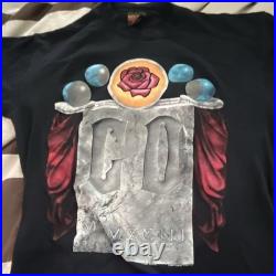 Grateful Dead Brockum Worldwide Spring Tour 1993 Black T-Shirt Size L Rock & Pop