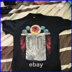 Grateful Dead Brockum Worldwide Spring Tour 1993 Black T-Shirt Size L Rock & Pop