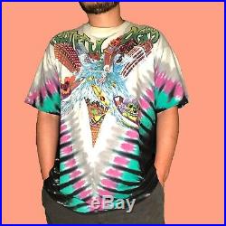 Grateful Dead Chicago Soldier Field 1992 Vintage XL Tye Dye T-shirt