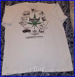Grateful Dead Concert 1990s Pot Growers USA Cannabis History T-Shirt Vintage