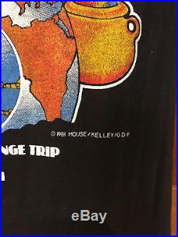 Grateful Dead Concert T Shirt 1981 American Tour What A Long Strange Trip Sz M