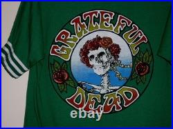 Grateful Dead Concert Tour T Shirt Vintage Skull Logo Single Stitched J Garcia