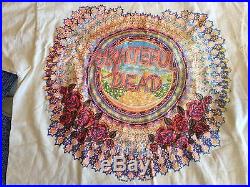 Grateful Dead Crew Owned Concert T-Shirt California 1993 L with Backstage Pass