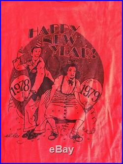 Grateful Dead Crew Owned Concert T-Shirt Iconic New Year's 1978/79 shirt