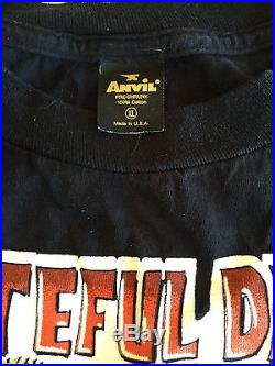 Grateful Dead Crew Owned Concert T-Shirt New Year's 1987 Oakland XL
