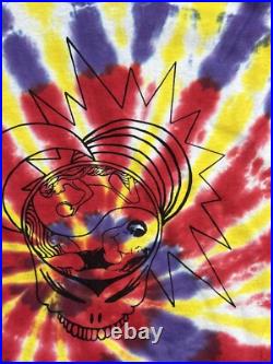 Grateful Dead Dancing Skeletons T-Shirt Men's XL Double Sided Vintage 80s
