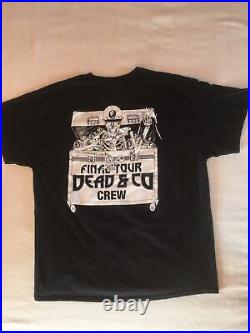 Grateful Dead, Dead & Company 2023 Last Tour Local Crew T-shirt Rare
