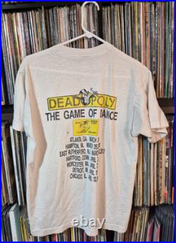 Grateful Dead Deadopoly 1988 Vintage Concert T-Shirt Screen Stars Best LARGE