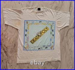 Grateful Dead Deadopoly 1988 Vintage Concert T-Shirt Screen Stars Best LARGE