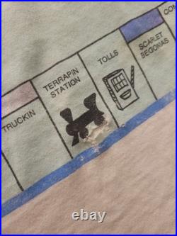 Grateful Dead Deadopoly 1988 Vintage Concert T-Shirt Screen Stars Best LARGE