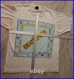 Grateful Dead Deadopoly 1988 Vintage Concert T-Shirt Screen Stars Best LARGE