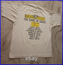 Grateful Dead Deadopoly 1988 Vintage Concert T-Shirt Screen Stars Best LARGE