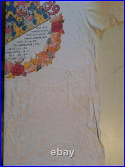 Grateful Dead Fall Tour 89 Themed Shirt Heavy Use (Uncleaned) To Preserve Cond