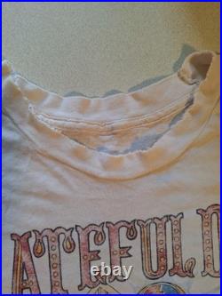 Grateful Dead Fall Tour 89 Themed Shirt Heavy Use (Uncleaned) To Preserve Cond