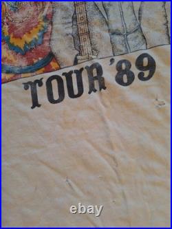 Grateful Dead Fall Tour 89 Themed Shirt Heavy Use (Uncleaned) To Preserve Cond