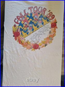 Grateful Dead Fall Tour 89 Themed Shirt Heavy Use (Uncleaned) To Preserve Cond