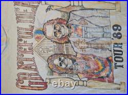 Grateful Dead Fall Tour 89 Themed Shirt Heavy Use (Uncleaned) To Preserve Cond