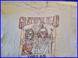 Grateful Dead Fall Tour 89 Themed Shirt Heavy Use (Uncleaned) To Preserve Cond