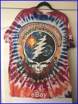 Grateful Dead Gratefully Yours 1995 Summer Tour T-Shirt L Jerry Garcia