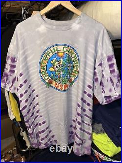 Grateful Dead Growers USA Tshirt Mens XXL Tie Dye Vintage Shirt