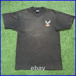 Grateful Dead Harley-Davidson T-Shirt Vintage Large 90s Single Stitch